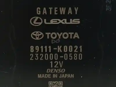 Second-hand car spare part electronic module for mazda 2 fastback (kb) 1.5 hybrid (kbac3x) oem iam references 89111k0021  2320000580