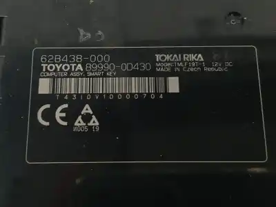 Second-hand car spare part electronic module for mazda 2 fastback (kb) 1.5 hybrid (kbac3x) oem iam references 899900d430  62b438000