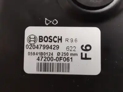 Peça sobressalente para automóvel em segunda mão servo freio por toyota verso 1.6 16v cat referências oem iam 472000f061  0204799429