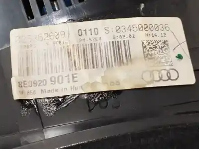 Peça sobressalente para automóvel em segunda mão quadrante por audi a4 berlina (8e) 2.0 tfsi (147kw) referências oem iam 8e0920901e  0263626091