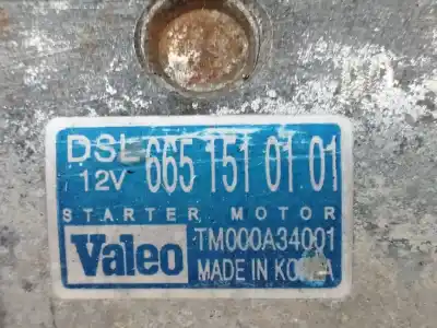 Peça sobressalente para automóvel em segunda mão motor de arranque por ssangyong kyron 2.0 referências oem iam 6651510101  tm000a34001