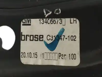 Автозапчасти б/у регулятор стекла переднего левого за opel astra k lim. 5türig 1.6 cdti dpf ссылки oem iam 13406673  