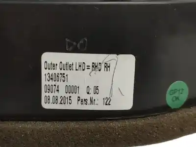 Автозапчасти б/у аэрационная решетка за opel astra k lim. 5türig 1.6 cdti dpf ссылки oem iam 13406751  