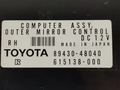 Second-hand car spare part electronic module for lexus rx 3.3 v6 24v cat oem iam references 8943048040  