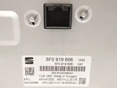 Second-hand car spare part multifunction display for seat leon sc (5f5) 1.4 16v tsi oem iam references 5f0919606  