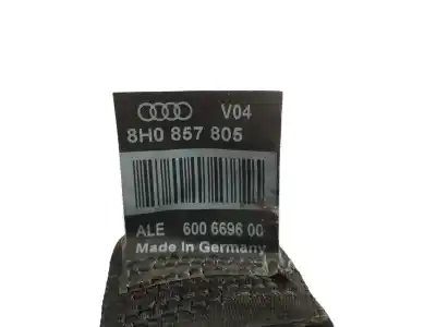 Автозапчастина б/у задній лівий ремін безпеки для audi a4 cabrio (8h) 2.0 16v tfsi посилання на oem iam 8h0857805  