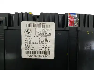 Peça sobressalente para automóvel em segunda mão quadrante por bmw serie 1 berlina (e81/e87) 2.0 turbodiesel cat referências oem iam 9187046  