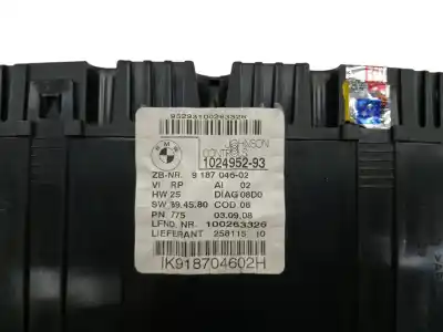 Peça sobressalente para automóvel em segunda mão quadrante por bmw serie 1 berlina (e81/e87) 2.0 turbodiesel cat referências oem iam 9187046  