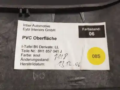 Автозапчастина б/у панель приладів для audi a4 cabrio (8h) 2.0 16v tfsi посилання на oem iam 8h1857041j 8e0880204e 8h0880201k