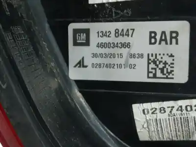 Second-hand car spare part left tailgate light for opel corsa e (x15) 1.4 (08, 68) oem iam references 13428447  