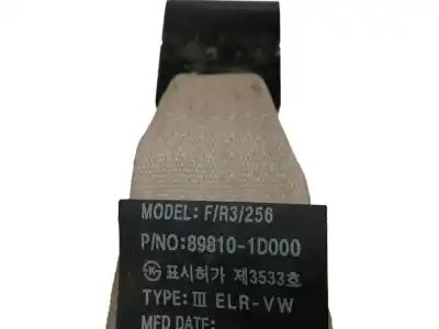 Автозапчасти б/у задний левый ремень безопасности за kia carens iii monospace (un) 2.0 crdi 140 ссылки oem iam 898101d000  