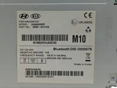 Second-hand car spare part gps navigation system for kia carens iv 1.6 gdi oem iam references 96550a4101  lan6000ekrp
