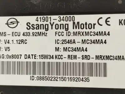 Second-hand car spare part electronic module for ssangyong rodius ii 2.2 xdi oem iam references   