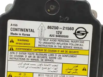 Pezzo di ricambio per auto di seconda mano centralina airbag per ssangyong rodius ii 2.2 xdi riferimenti oem iam   a2c94650500