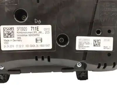 Second-hand car spare part dashboard for seat leon st (5f8) 2.0 tdi oem iam references 5f0920711e  a2c12362300
