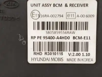 Second-hand car spare part electronic module for kia carens iv 1.6 gdi oem iam references 95400a4hd0  