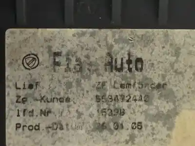 Pezzo di ricambio per auto di seconda mano leva del cambio per fiat panda (169) 1.2 8v dynamic riferimenti oem iam 553472440  