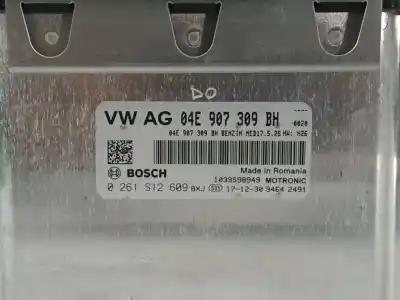 Second-hand car spare part ecu engine control for seat leon sc (5f5) 1.4 16v tsi oem iam references 04e907309bh  0261s12609