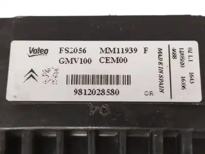 Peça sobressalente para automóvel em segunda mão termoventilador elétrico por citroen c-elysee (dd_) 1.5 bluehdi 100 referências oem iam 9812028580  