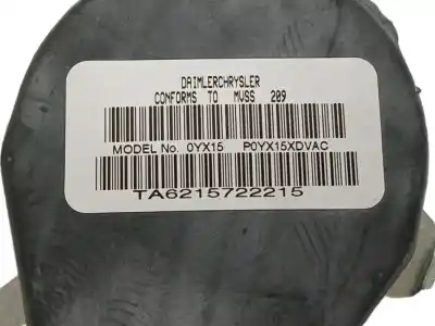 Peça sobressalente para automóvel em segunda mão cinto de segurança traseiro central por dodge caliber se referências oem iam 0yx15  p0yx15xdvac
