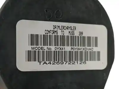 Peça sobressalente para automóvel em segunda mão cinto de segurança traseiro esquerdo por dodge caliber 2.0 16v crd cat referências oem iam 0yx41  p0yx41xdvac