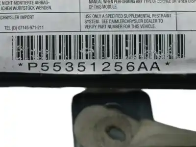Peça sobressalente para automóvel em segunda mão airbag de cortina dianteiro direito por dodge caliber se referências oem iam p55351256aa  