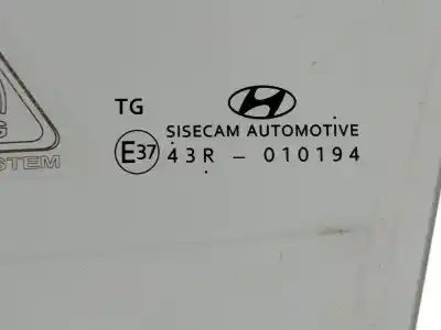 Second-hand car spare part left front glass window for hyundai i20 iii (bc3, bi3) 1.0 t-gdi oem iam references   