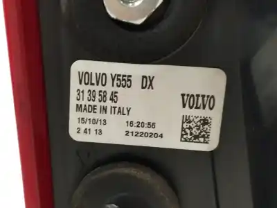 Second-hand car spare part left tailgate light for volvo v40 1.6 diesel cat oem iam references 31395845  
