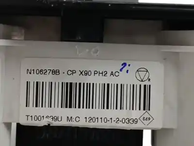 Peça sobressalente para automóvel em segunda mão comando de sofagem (chauffage / ar condicionado)  por dacia duster (hs_) 1.6 16v referências oem iam cpx90ph2ac  