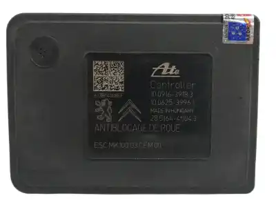 Автозапчасти б/у абс за citroen c-elysee (dd_) 1.6 vti 115 (ddnfp0, ddnfp6, ddnfp9) ссылки oem iam 9826857180  10022012544
