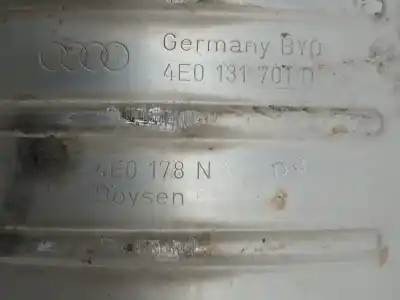 Recambio de automóvil de segunda mano de catalizador para audi a8 (4e2) 3.0 v6 24v tdi referencias oem iam 4e0131701de  4e0178n