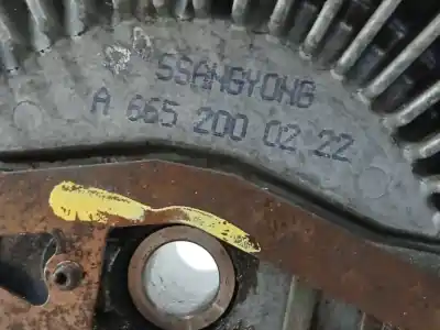 Pezzo di ricambio per auto di seconda mano mozzo frizione viscoso per ssangyong actyon 2.0 td cat riferimenti oem iam a6652000222  