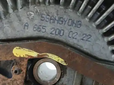 Автозапчасти б/у ступица вискозной муфты за ssangyong actyon 2.0 td cat ссылки oem iam a6652000222  