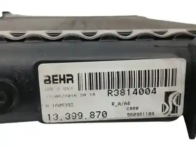 Peça sobressalente para automóvel em segunda mão radiador de água por opel adam (m13) 1.4 referências oem iam 13399870 560961104 r3814004