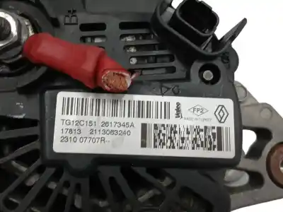 Piesă de schimb auto la mâna a doua alternator pentru dacia duster (hs_) 1.5 dci (hsaj) referințe oem iam 231007707r 2617345a tg12c151