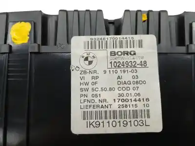 Peça sobressalente para automóvel em segunda mão quadrante por bmw serie 1 berlina (e81/e87) 118i referências oem iam 9110191  