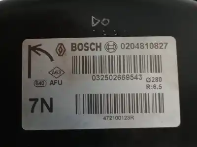 Автозапчасти б/у тормозной серво за renault kangoo express (fw0/1_) 1.5 dci 75 (fw07 fw10 fw04) ссылки oem iam 472100123r  0204810827 Автозапчасти б/у тормозной серво за renault kangoo express (fw0/1_) 1.5 dci 75 (fw07 fw10 fw04) ссылки oem iam 472100123r  0204810827