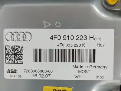 Peça sobressalente para automóvel em segunda mão módulo eletrônico por audi a6 avant (4f5) 3.2 fsi referências oem iam 4f0910223h  