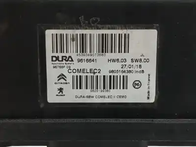 Second-hand car spare part automatic gearbox control unit for citroen c4 picasso 1.2 12v e-thp / puretech oem iam references 9805164380  