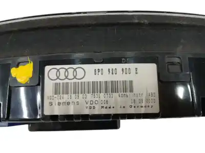 Автозапчастина б/у панель інструментів для audi a3 (8p) 1.6 ambiente посилання на oem iam 8p0920900e  
