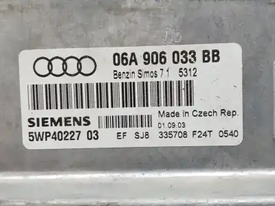 Автозапчастина б/у ебу контролер двигуна для audi a3 (8p) 1.6 ambiente посилання на oem iam 06a906033bb  5wp4022703