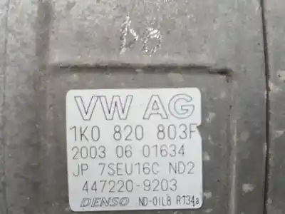 Peça sobressalente para automóvel em segunda mão compressor de ar condicionado a/a a/c por audi a3 (8p1) 1.6 referências oem iam 1k0820803f  4472209203