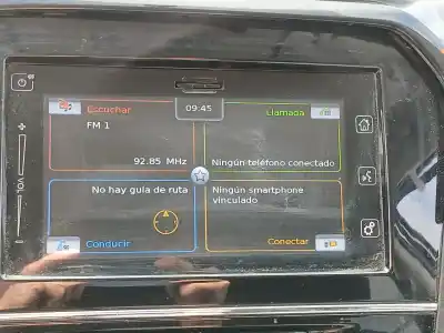 Second-hand car spare part multifunction display for suzuki vitara (ly) 1.6 ddis (apk 416d) oem iam references 3992054p17  7505000428