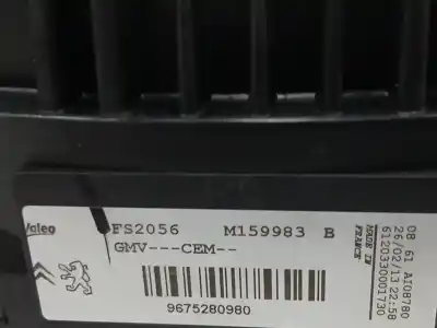 Автозапчасти б/у электрический вентилятор за citroen c-elysée 1.2 cat (hmy / eb2m) ссылки oem iam 9675280980  