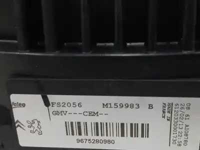 Second-hand car spare part radiator cooling fan for citroen c-elysee (dd_) 1.2 vti 72 (ddhmy0) oem iam references 9675280980  