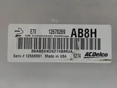 Second-hand car spare part ecu engine control for opel adam (m13) 1.4 oem iam references 12670269  