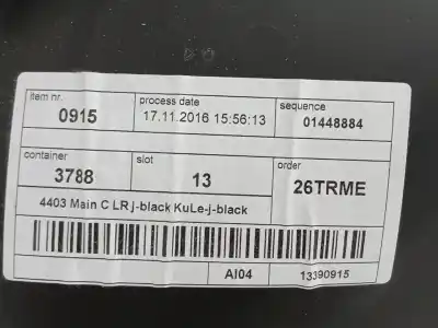Автозапчасти б/у обивка передней правой двери за opel adam 1.4 16v ссылки oem iam 13390915  