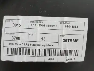 Peça sobressalente para automóvel em segunda mão forra / revestimento da porta dianteira direita por opel adam (m13) 1.4 referências oem iam 13390915  