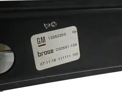 Peça sobressalente para automóvel em segunda mão elevador de vidros dianteiro direito por opel adam (m13) 1.4 referências oem iam 13350350  