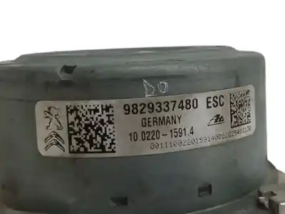 Peça sobressalente para automóvel em segunda mão abs por citroen c-elysee (dd_) 1.5 bluehdi 100 referências oem iam 9829337480  10022015914